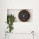 Настенные часы London Clock Company CARBON LARGE #24398